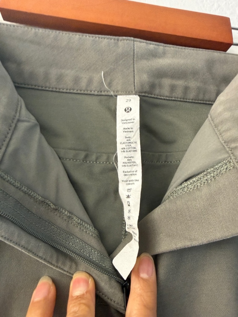 lululemon athletica Wide-Leg Pants in Olive - Picture 2 of 3